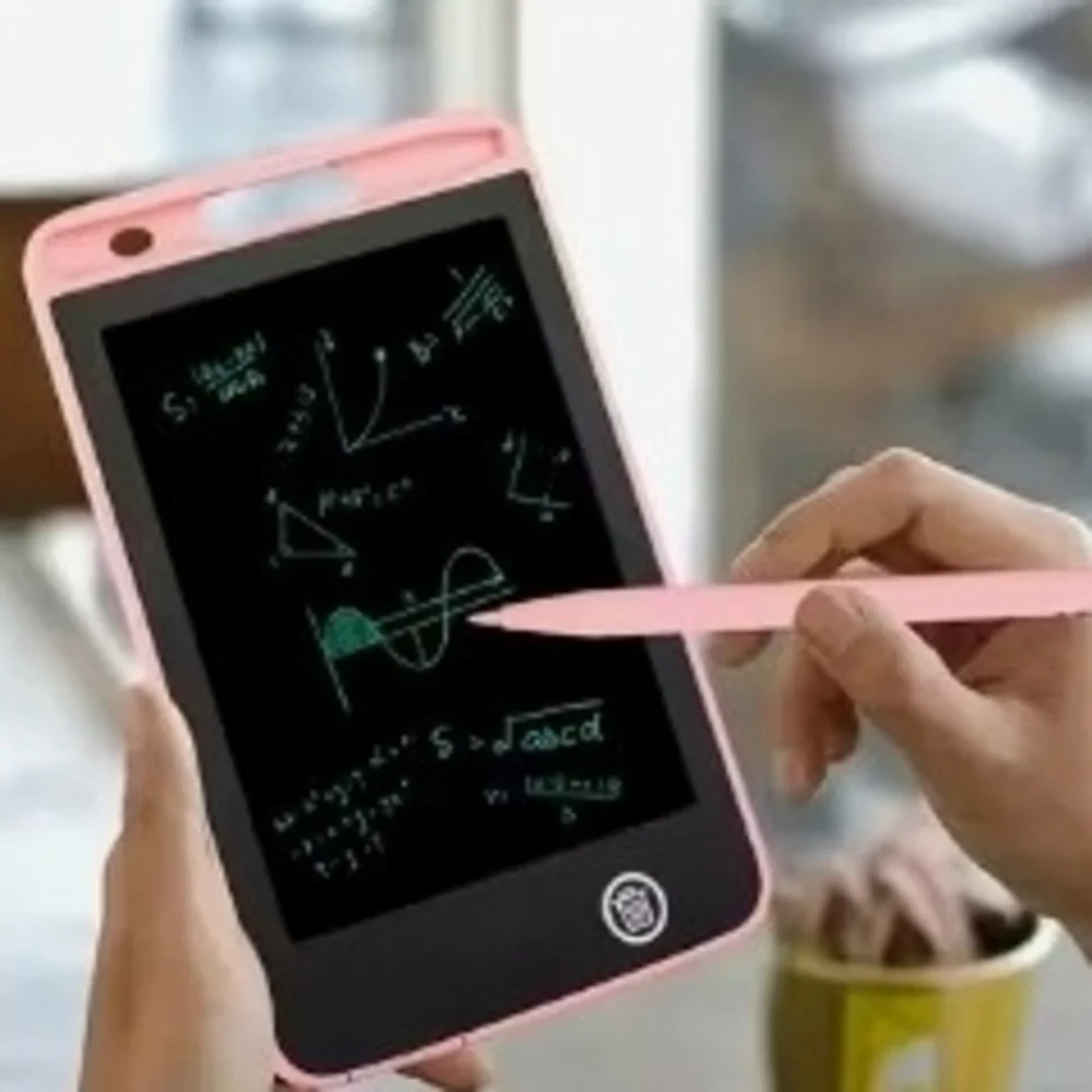 Pink LCD Writing Tablet with Stylus